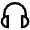 Audio Headphones Icon from Atlas Line Set