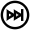 Fast Forward Icon from Atlas Line Set