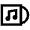 Music Album Icon from Atlas Line Set