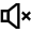 Mute Volume Icon from Atlas Line Set