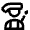 Man Artist Icon from Nova Line Set