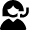 Woman Operator Icon from Nova Solid Set