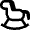 Rocking Horse Icon from Nova Line Set