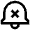 Bell Xmark Icon from Atlas Line Set