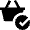 Shopping Basket Check Icon from Nova Solid Set