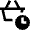 Shopping Basket Clock Icon from Nova Line Set