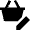 Shopping Basket Edit Icon from Nova Solid Set
