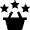 Shopping Basket Rating Icon from Nova Solid Set