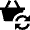 Shopping Basket Refresh Icon from Nova Solid Set