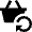 Shopping Basket Return Icon from Nova Solid Set