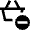 Shopping Basket Subtract Remove Icon from Nova Line Set