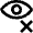 Iris Scan Denied Icon from Nova Line Set