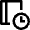 Book Clock Icon from Nova Line Set