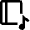 Book Note Music Icon from Nova Line Set