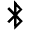 Bluetooth B Icon from Font Awesome Solid Set
