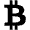 Btc Icon from Font Awesome Solid Set