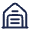 Garage Icon from Solar Linear Set