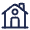 Home Icon from Solar Linear Set