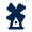 Dutch Windmill Fill Icon from Mingcute Fill Set