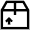 Arrow Up Package Icon from Atlas Line Set
