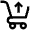 Arrow Up Shopping Cart Icon from Atlas Line Set