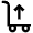 Arrow Up Trolley Icon from Atlas Line Set