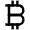 Bitcoin Icon from Atlas Line Set