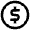 Dollar Sign Circle Icon from Atlas Line Set