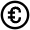 Euro Circle Icon from Atlas Line Set
