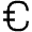 Euro Sign Icon from Atlas Line Set