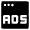 Business Advertisement Icon from Nova Solid Set