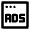 Business Advertisement Icon from Nova Line Set