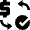 Money Transfer Correction Icon from Nova Solid Set