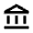 Account Balance Icon from Outlined Line - Material Pro Set