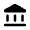 Account Balance Fill Icon from Rounded Fill - Material Pro Set
