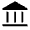 Account Balance Fill Icon from Outlined Fill - Material Symbols Set