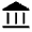 Account Balance Fill Icon from Sharp Fill - Material Symbols Set