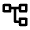 Account Tree Icon from Outlined Line - Material Pro Set