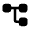 Account Tree Fill Icon from Rounded Fill - Material Pro Set