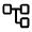 Account Tree Icon from Rounded Line - Material Symbols Set