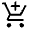 Add Shopping Cart Icon from Rounded Line - Material Symbols Set