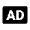 Advertisement Fill Icon from Outlined Fill - Material Pro Set