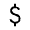 Attach Money Fill Icon from Outlined Fill - Material Symbols Set