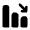 Bar Chart Decrease Fill Icon from Rounded Fill - Material Pro Set