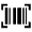 Barcode Scanner Icon from Sharp Line - Material Symbols Set
