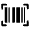 Barcode Scanner Icon from Rounded Line - Material Symbols Set