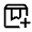 Box Add Icon from Outlined Line - Material Symbols Set