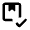 Box Approved Icon from Rounded Line - Material Pro Set
