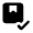 Box Approved Fill Icon from Rounded Fill - Material Pro Set