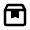 Box Icon from Rounded Line - Material Pro Set